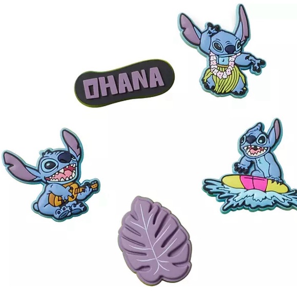 Crocs Jibbitz Stitch Tropical - 5 Pack - Picture 4 of 7